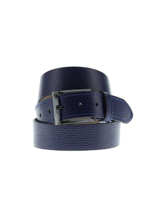 Koyu Lacivert Spor Deri Kemer