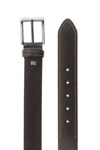  Koyu Kahve Spor Deri Kemer