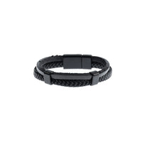 Black Leather Bracelet