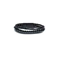 Black Leather Bracelet