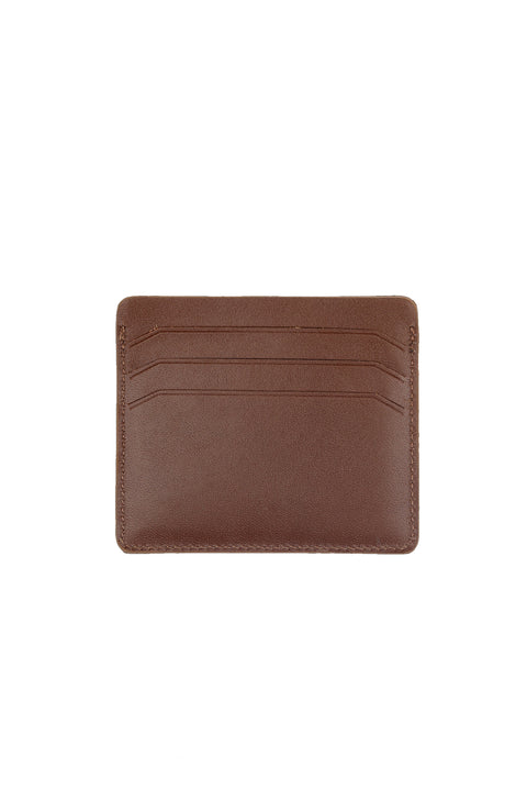 Tan Leather Card Holder