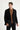 Siyah Super Slim Fit Ekstra Dar Kesim Desenli Ceket