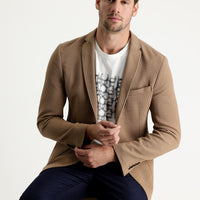 Camel 7 Drop Super Slim Fit Extra Narrow Cut Knitted Jacket