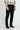 Siyah Regular Fit Likralı Kanvas / Chino Pantolon