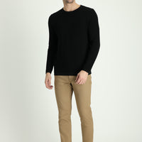 Koyu Bej Slim Fit Dar Kesim Likralı Kanvas / Chino Pantolon