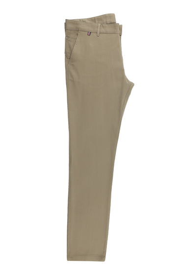 Orta Vizon Slim Fit Dar Kesim Likralı Kanvas / Chino Pantolon