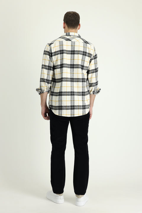 Siyah 6 Drop Regular Fit Standart Kesim Likralı Kadife Pantolon