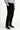 Siyah Slim Fit Dar Kesim Likralı Kadife Pantolon