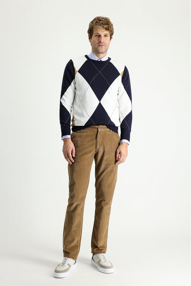 Orta Vizon Slim Fit Dar Kesim Likralı Kadife Pantolon