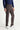 Koyu Vizon Slim Fit Dar Kesim Likralı Kadife Pantolon
