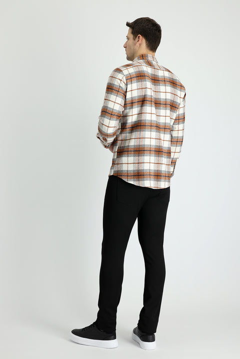 Siyah Super Slim Fit Eksra Dar Kesim Likralı Kanvas / Chino Pantolon