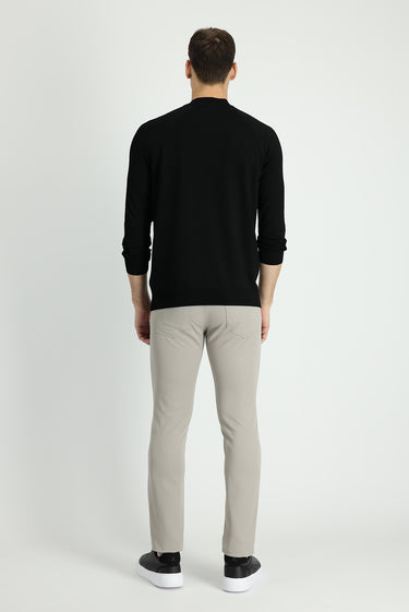 Taş Super Slim Fit Ekstra Dar Kesim Likralı Kanvas / Chino Pantolon