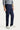 Orta Lacivert Regular Fit Likralı Kanvas / Chino Pantolon