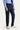 Koyu Lacivert Regular Fit Likralı Kanvas / Chino Pantolon