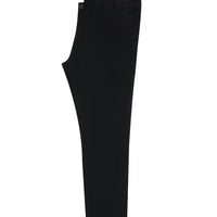 Siyah Regular Fit Likralı Kanvas / Chino Pantolon