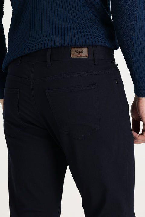 Dark Navy Slim Fit Skinny Sport Pants