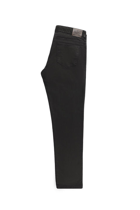 Orta Kahve 7 Drop Slim Fit Dar Kesim Likralı Kanvas / Chino Pantolon