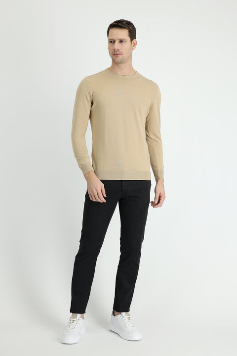 Dark Anthracite Slim Fit Stretch Canvas / Chino Trousers