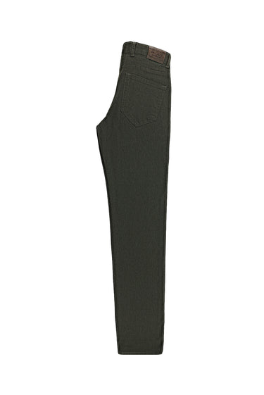  Orta Haki Slim Fit Dar Kesim Likralı Kanvas / Chino Pantolon