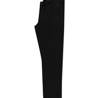 Siyah 6 Drop Regular Fit Standart Kesim Likralı Kanvas / Chino Pantolon