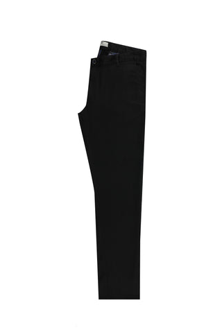  Siyah 6 Drop Regular Fit Standart Kesim Likralı Kanvas / Chino Pantolon