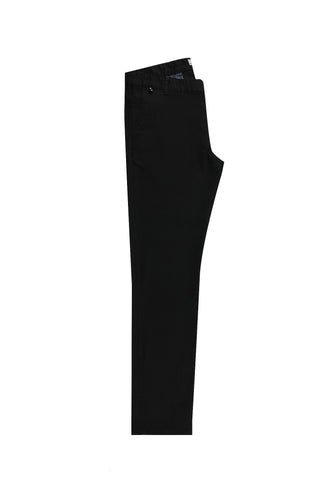  Siyah 6 Drop Regular Fit Standart Kesim Likralı Kanvas / Chino Pantolon