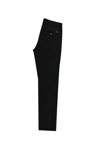  Siyah 6 Drop Regular Fit Standart Kesim Likralı Kanvas / Chino Pantolon