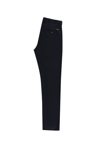 Orta Lacivert 6 Drop Regular Fit Standart Kesim Likralı Kanvas / Chino Pantolon