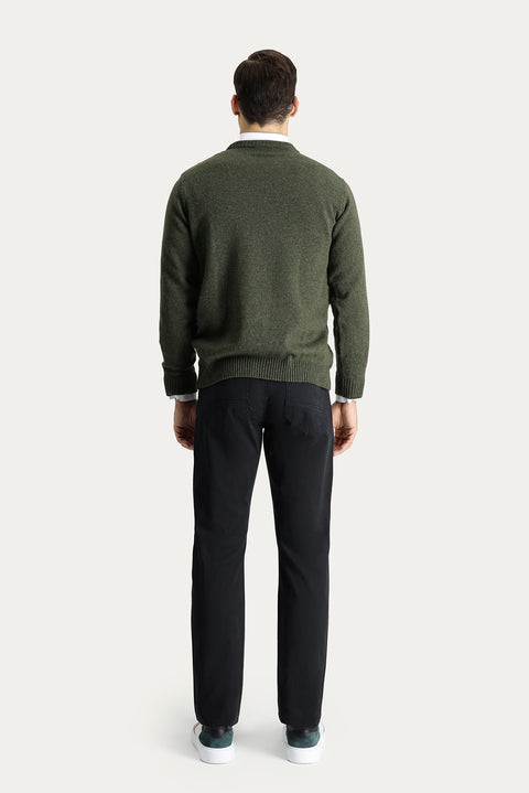 Siyah 6 Drop Regular Fit Standart Kesim Spor Pantolon