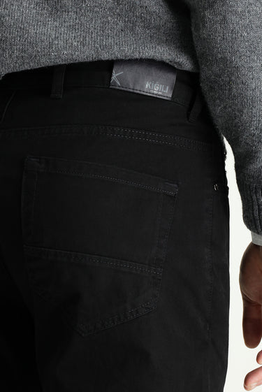 Siyah Slim Fit Dar Kesim Spor Pantolon