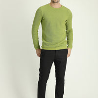 Orta Füme Regular Fit Standart Kesim Desenli Likralı Kanvas / Chino Pantolon