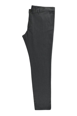  Koyu Füme 6 Drop Regular Fit Standart Kesim Desenli Likralı Kanvas / Chino Pantolon