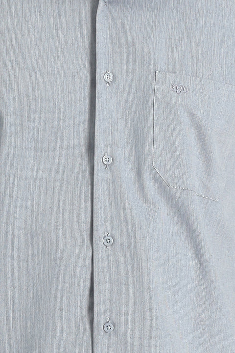 Koyu Lacivert Uzun Kol Klasik Pamuklu Kolay Ütülenebilir Gömlek