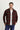 Koyu Bordo Regular Fit Ekose Shacket Gömlek