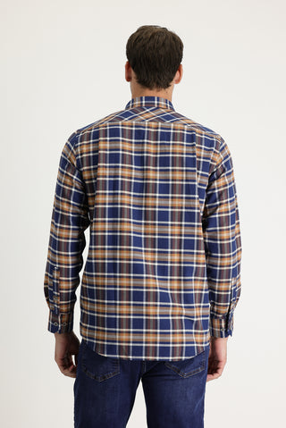  Taba Regular Fit Ekose Shacket Pamuk Gömlek