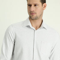 Black Long Sleeve Regular Fit Plaid Sport Cotton Shirt