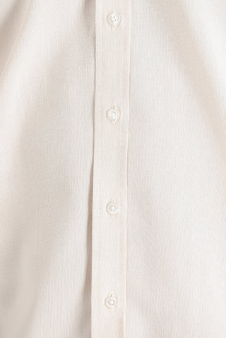  Açık Bej Uzun Kol Slim Fit Gömlek