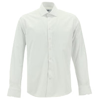 Beyaz Uzun Kol Slim Fit Dar Kesim Klasik Pamuklu Gömlek