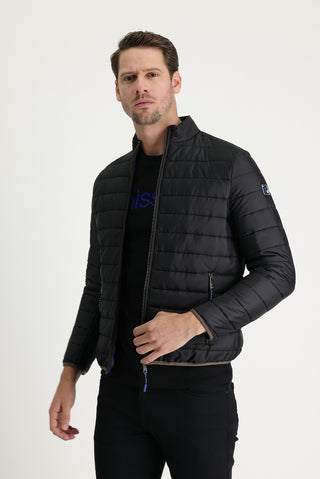  Siyah Kapitone Spor Mont