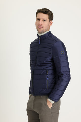  Koyu Lacivert Kapitone Spor Mont