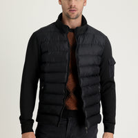 Black Quilted Sport Jacket