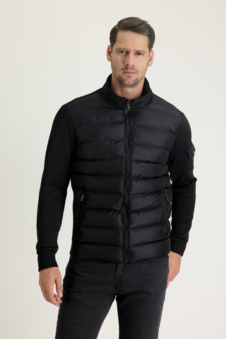  Siyah Kapitone Spor Mont