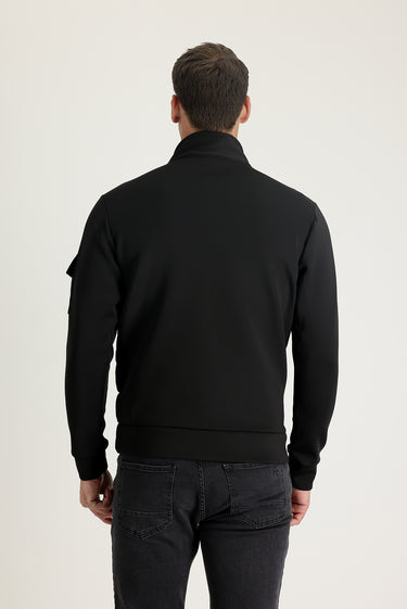 Siyah Kapitone Spor Mont