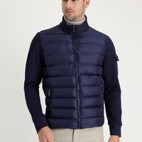 Açık Lacivert Kapitone Spor Mont