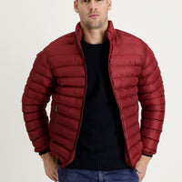 Koyu Bordo Kapitone Spor Mont
