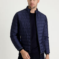 Koyu Lacivert Kapitone Spor Mont
