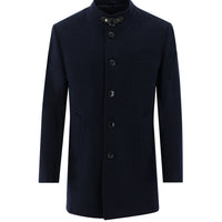 Koyu Lacivert Düz kaban