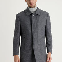 Medium Grey Plain Coat