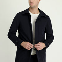 Orta Lacivert Klasik Pardösü & Trençkot