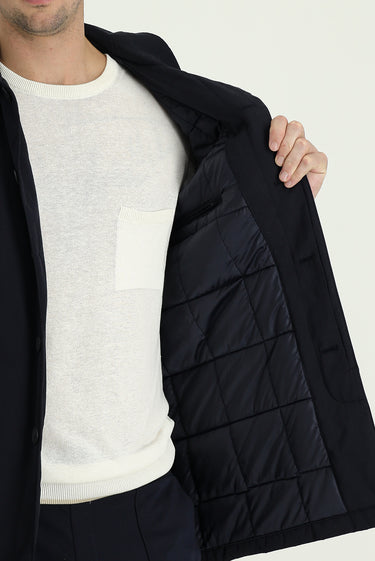 Orta Lacivert Klasik Pardösü & Trençkot